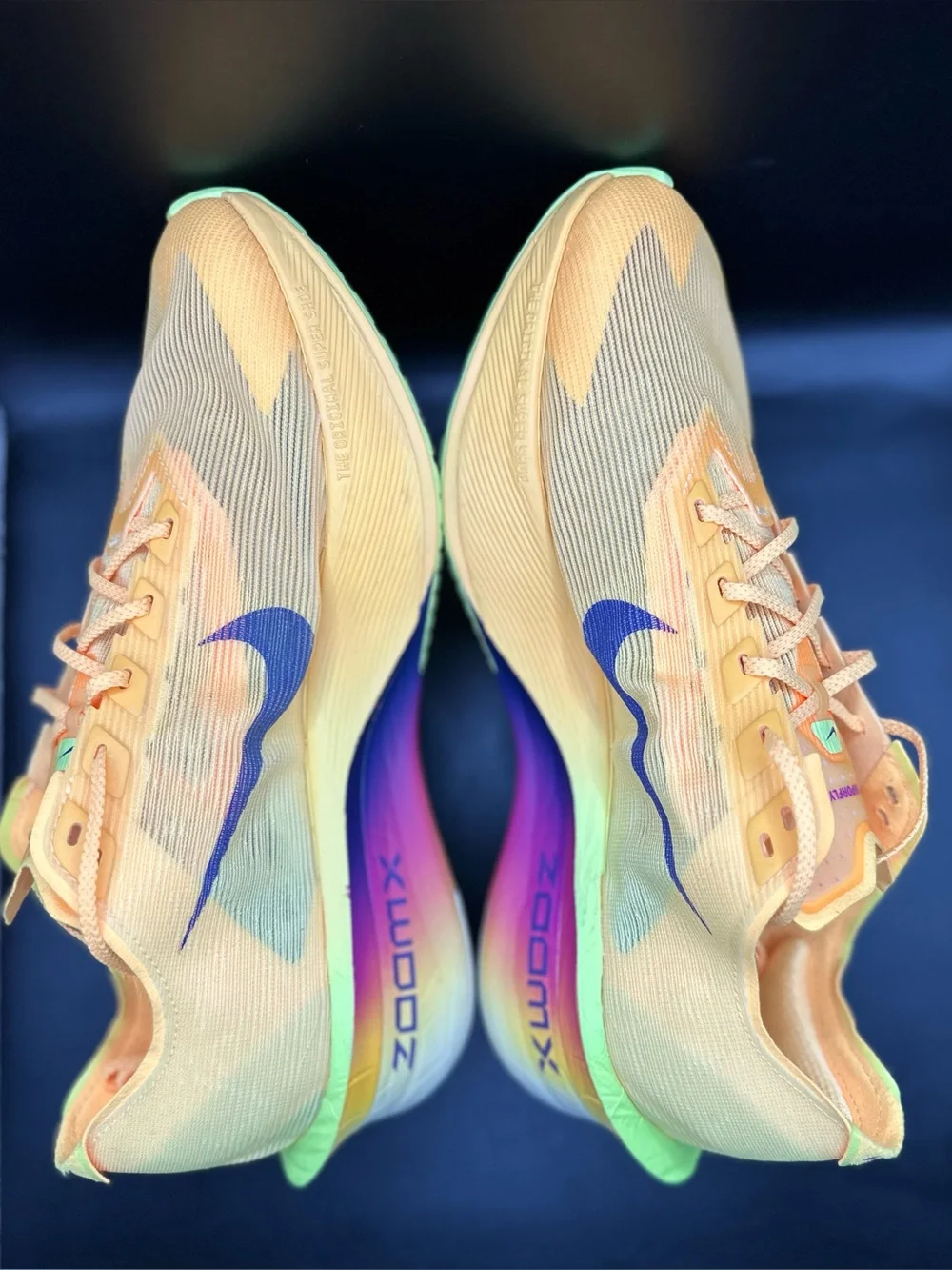 Nike ZoomX Vaporfly Next% 4 Citron Pulse Men’s Size 10 (NEW) HF6414 800 No Lid